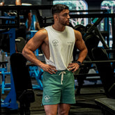Sports vest, men's camisole, sleeveless vest, T-shirt, loose trendy brand, running, fitness, muscle training, iron dog brother training