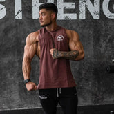 Summer new sports vest men's shoulder loose sleeveless trendy brand casual running muscle fitness iron dog brothers