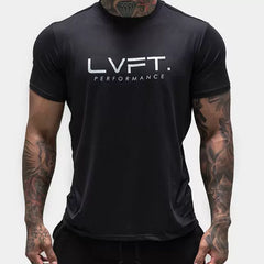 Summer new sports men's short sleeved T-shirt muscle fitness clothes, iron dog brothers, Meichao brand running training basketball