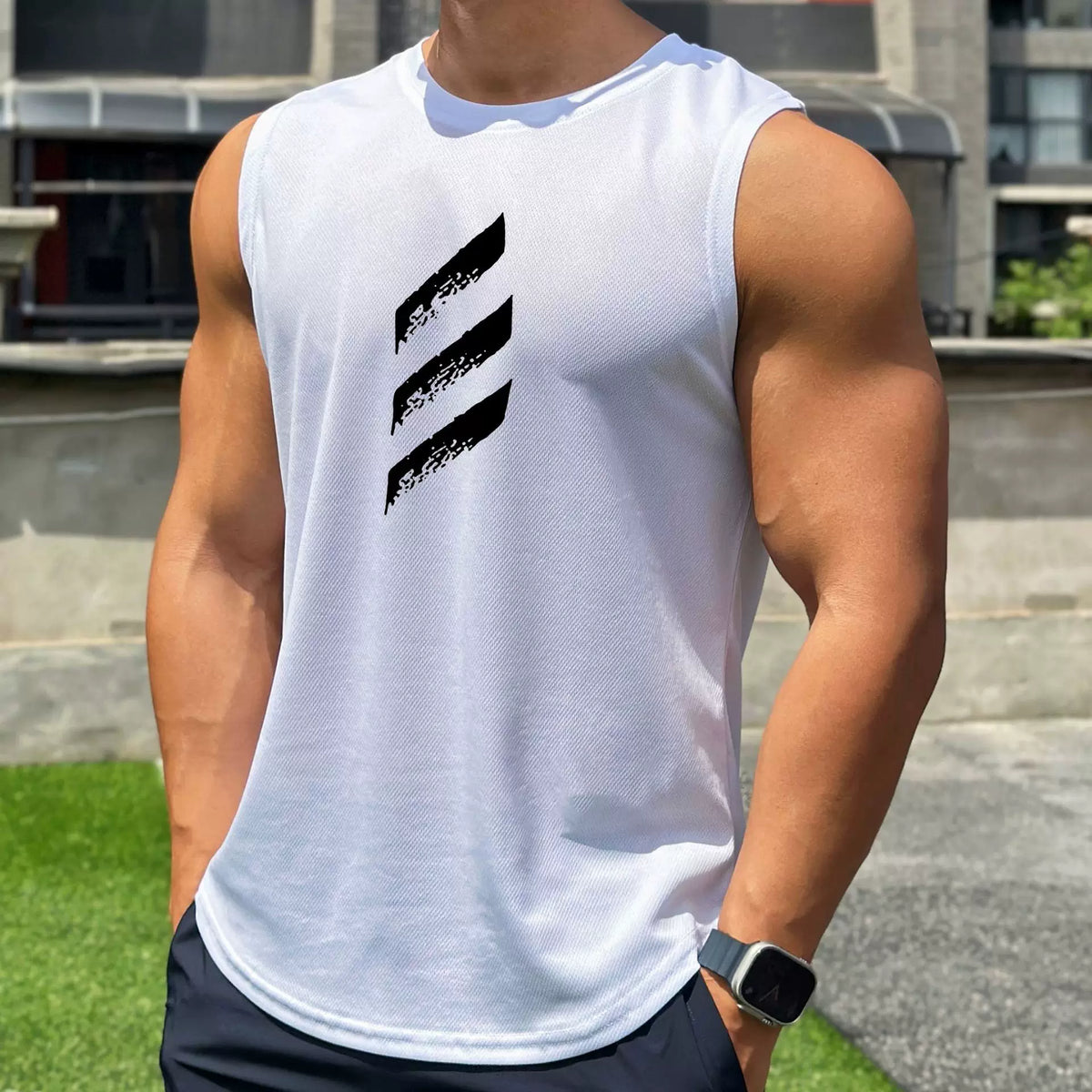 Men's Quick-Dry Mesh Tank Top