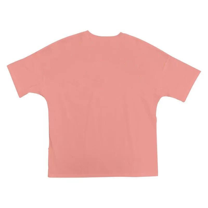 Sports short sleeved men's T-shirt loose fit fitness international solid color Korean version European and American style muscle rolling iron dog American trend plus size