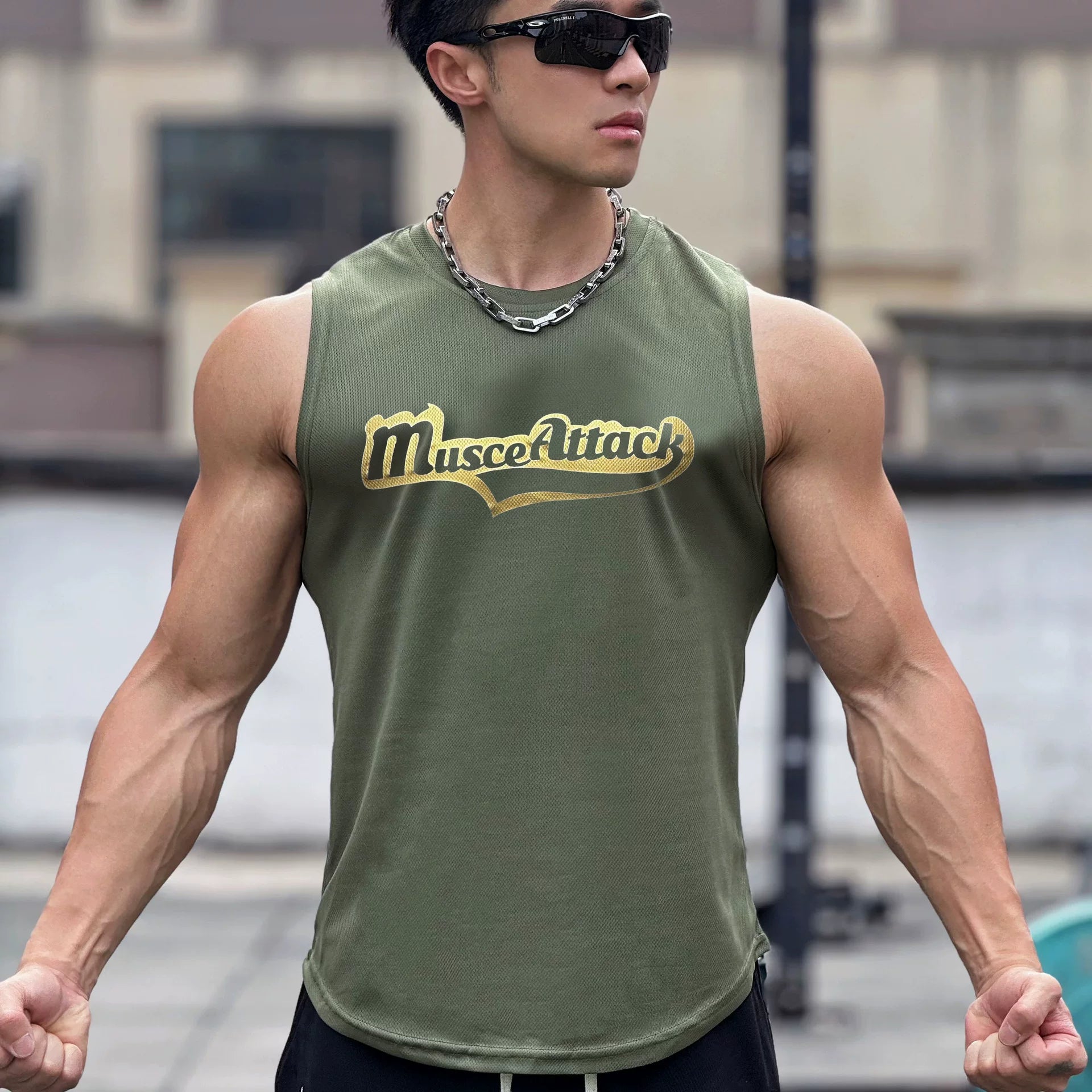 Men's Breathable Fitness Tank