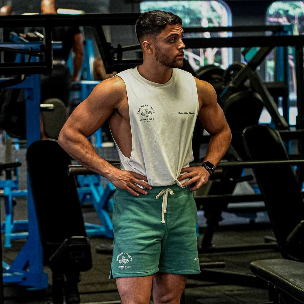 Sports vest, men's camisole, sleeveless vest, T-shirt, loose trendy brand, running, fitness, muscle training, iron dog brother training