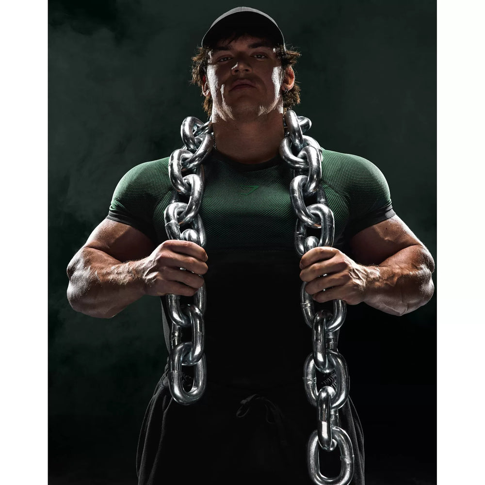 Sports Short sleeved Men's T-shirt Fitness Quick drying Breathable American Trendy Brand Muscle Brushing Iron Cuffs Round Neck Insert Shoulder Sleeve