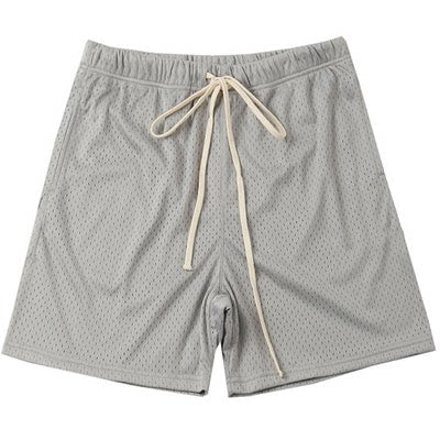Sports pants, men's shorts, mid length pants, five quarter length pants, breathable, quick drying, elastic, fitness muscle, American fashion brand lining, large size
