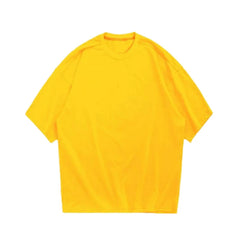 Sports short sleeved men's T-shirt loose fit fitness international solid color Korean version European and American style muscle rolling iron dog American trend plus size
