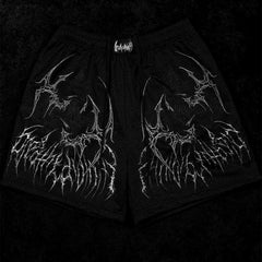 Sports shorts, three quarter shorts, men's quick drying, breathable, elastic, running training, fitness, muscle massage, iron dog, American fashion brand