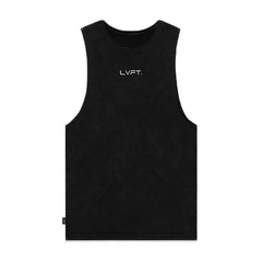 Fitness International Sports Tank Top Men's Shoulder Sleeveless T-shirt Muscle American Iron Training Running Trendy Brand Large Size