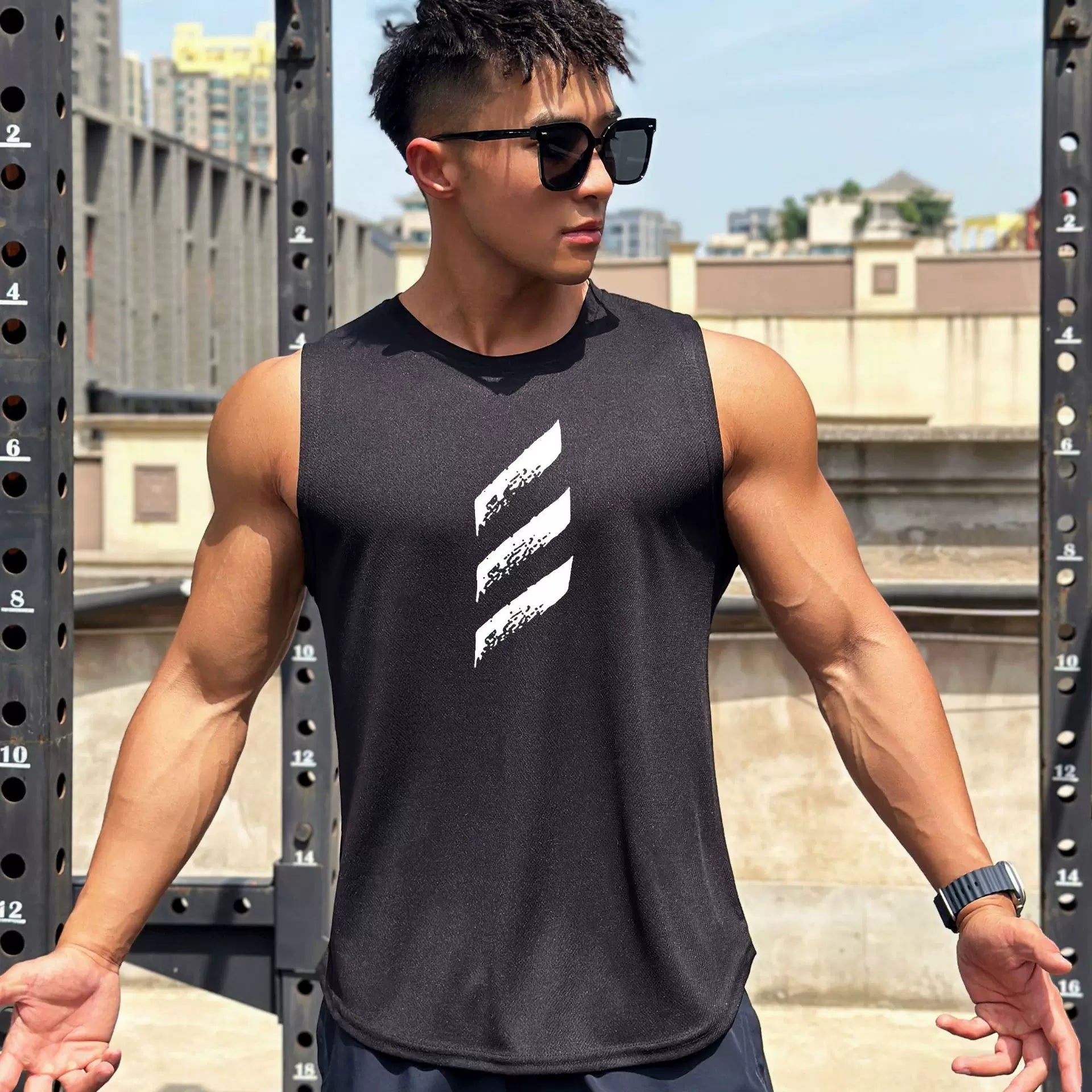 Men's Quick-Dry Mesh Tank Top