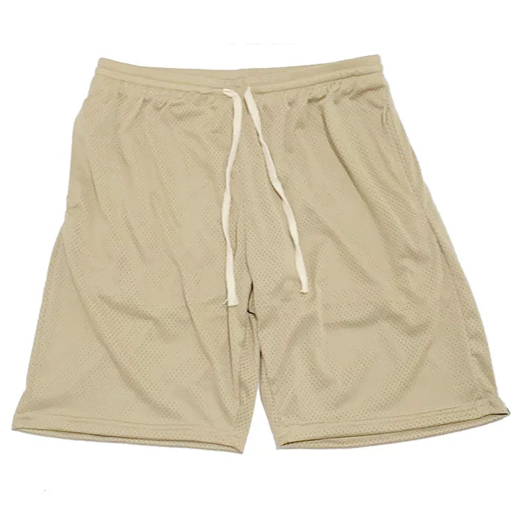 Sports pants, men's shorts, mid length pants, five quarter length pants, breathable, quick drying, elastic, fitness muscle, American fashion brand lining, large size