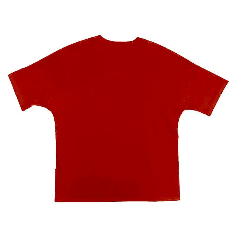 Sports short sleeved men's T-shirt loose fit fitness international solid color Korean version European and American style muscle rolling iron dog American trend plus size