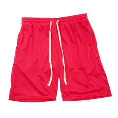 Sports pants, men's shorts, mid length pants, five quarter length pants, breathable, quick drying, elastic, fitness muscle, American fashion brand lining, large size