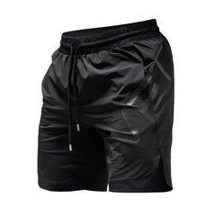 New sports suit men's fitness show muscle type five quarter pants short sleeved T-shirt shorts quick drying breathable training plus size